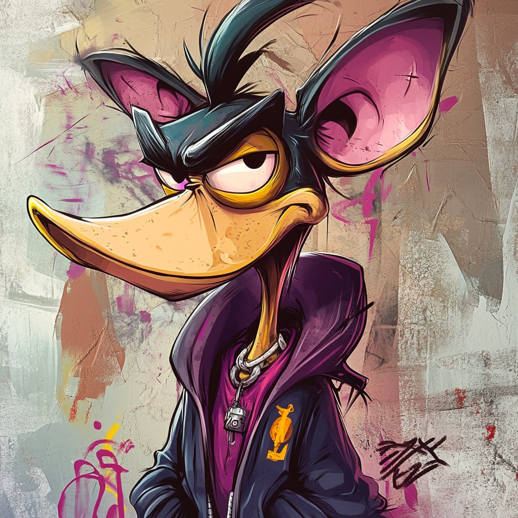 Character design in graffiti art style --v 6.1