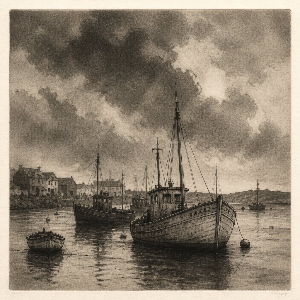 AI-generated demonstration of Aquatint