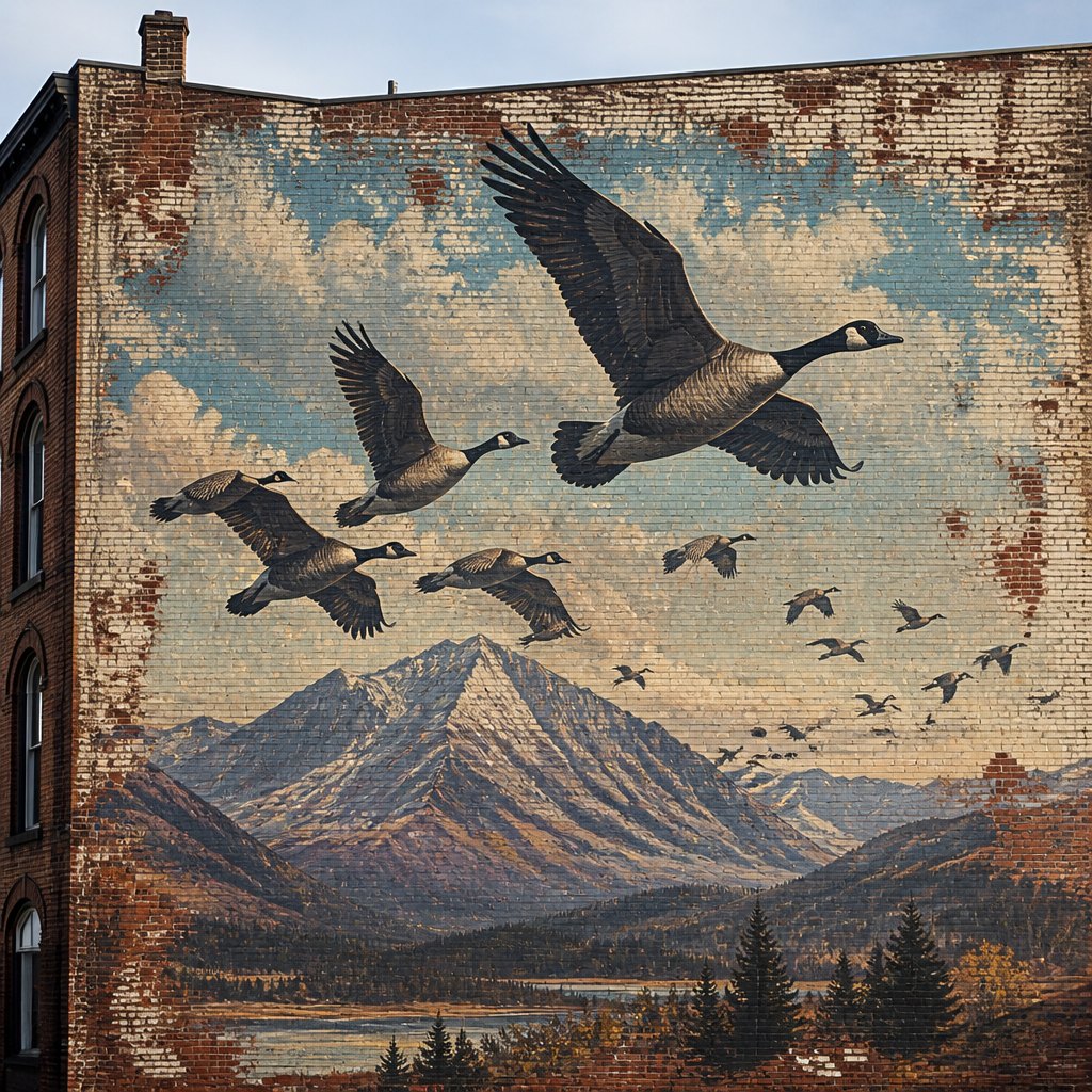 AI-generated demonstration of Mural Painting