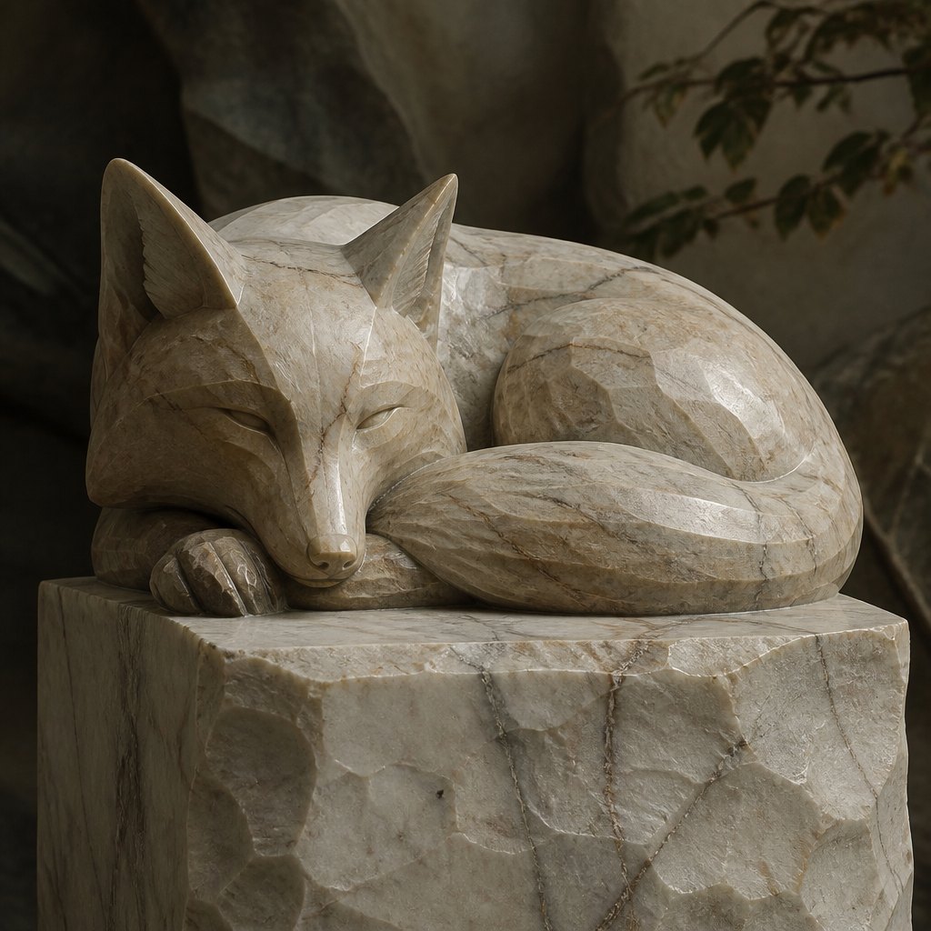 AI-generated demonstration of Stone Carving