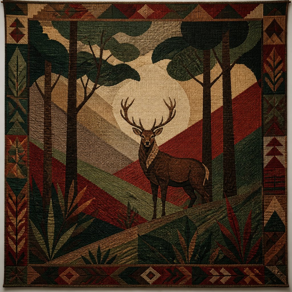AI-generated demonstration of Tapestry Weaving