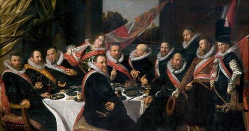 Banquet of the officers of the St George Civic Guard — Alla Prima