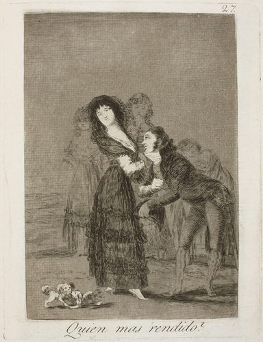 Quien mas rendido? — Aquatint