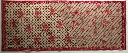 Morning-evening skirt from Indonesia, Pekalongan, Honolulu Museum of Art 9668.1 — Batik