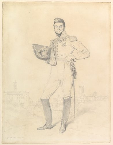 General Louis-Étienne Dulong de Rosnay — Contour Drawing