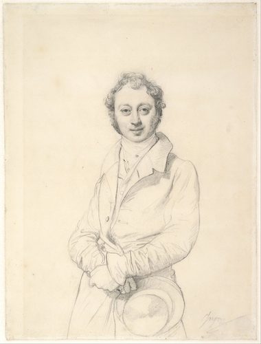 The Archeologist Désiré-Raoul Rochette — Contour Drawing