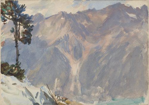 Sargent, John Singer, Tyrol, 1914 — Dry Brush