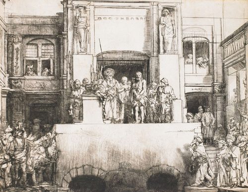 Christ Presented to the People (Ecce Homo) — Drypoint