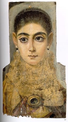 Portrait of a woman, known as "L'Européenne" — Encaustic