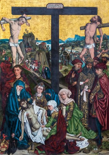 The lamentation over the dead Christ — Foreshortening