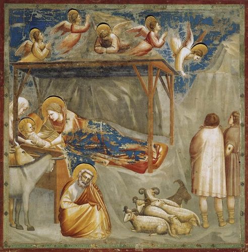No. 17 Scenes from the Life of Christ: 1. Nativity — Fresco