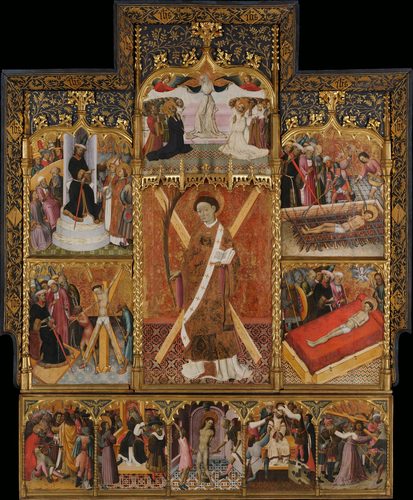 Altarpiece of Saint Vincent — Gilding