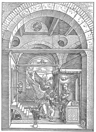 Life of the Virgin: 7. The Annunciation — Hatching