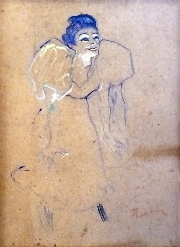 (Albi) Mademoiselle Polaire 1895 - Toulouse-Lautrec - MTL.186 — Lithography
