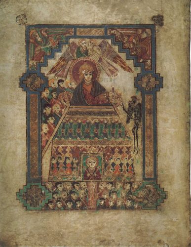 KellsFol202vTemptationOfChrist — Manuscript Illumination