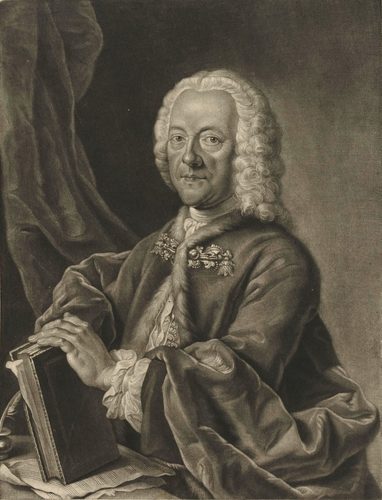 Depicted person:  Georg Philipp Telemann — Mezzotint
