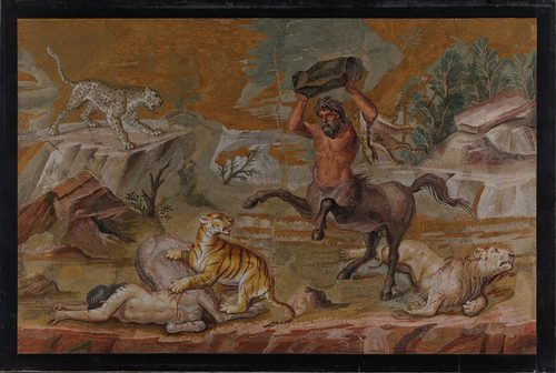 Centaur mosaic — Mosaic