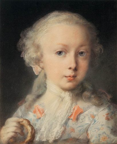 Young Lady of the Le Blond Family — Pastel