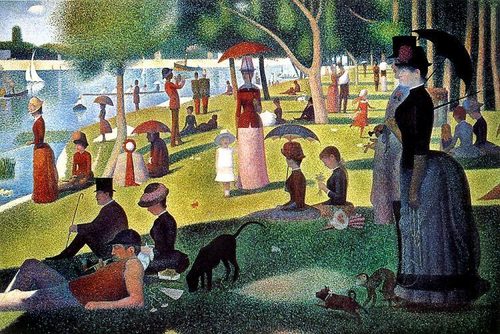 A Sunday on La Grande Jatte -- 1884 — Pointillism