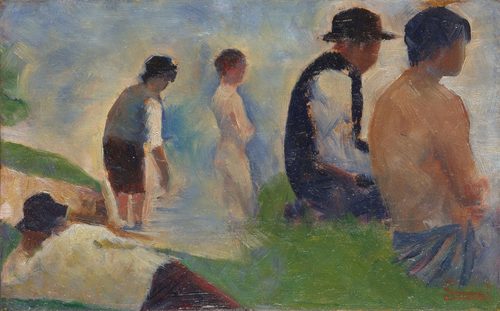 Study for 'Bathers at Asnières' — Pointillism